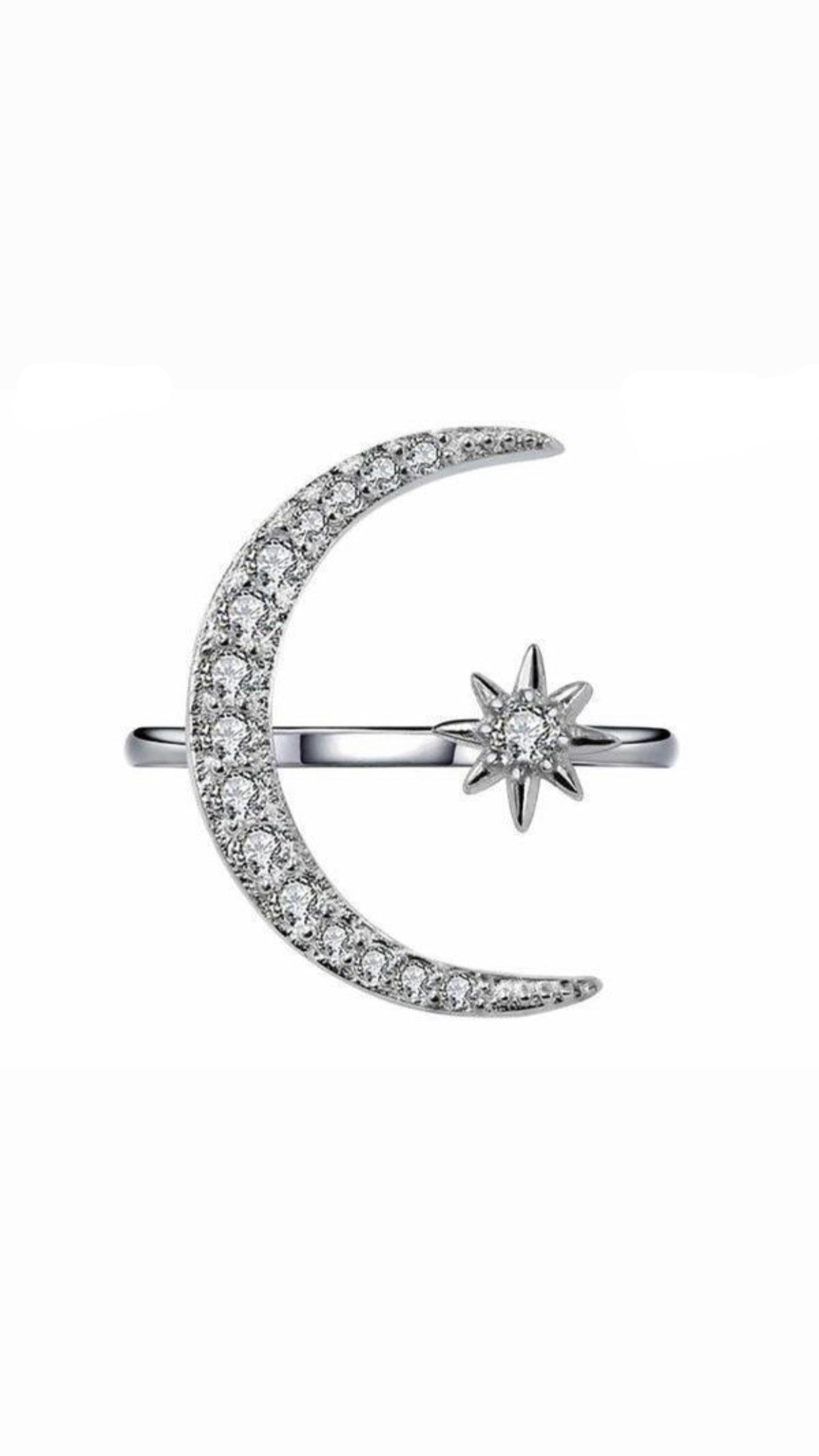 Star Moon Ring