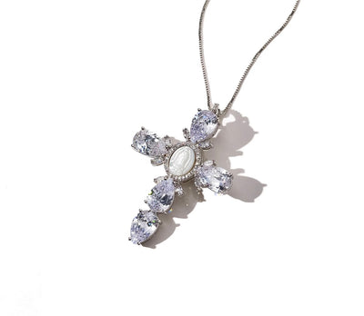 Virgin Mary Cross Necklace