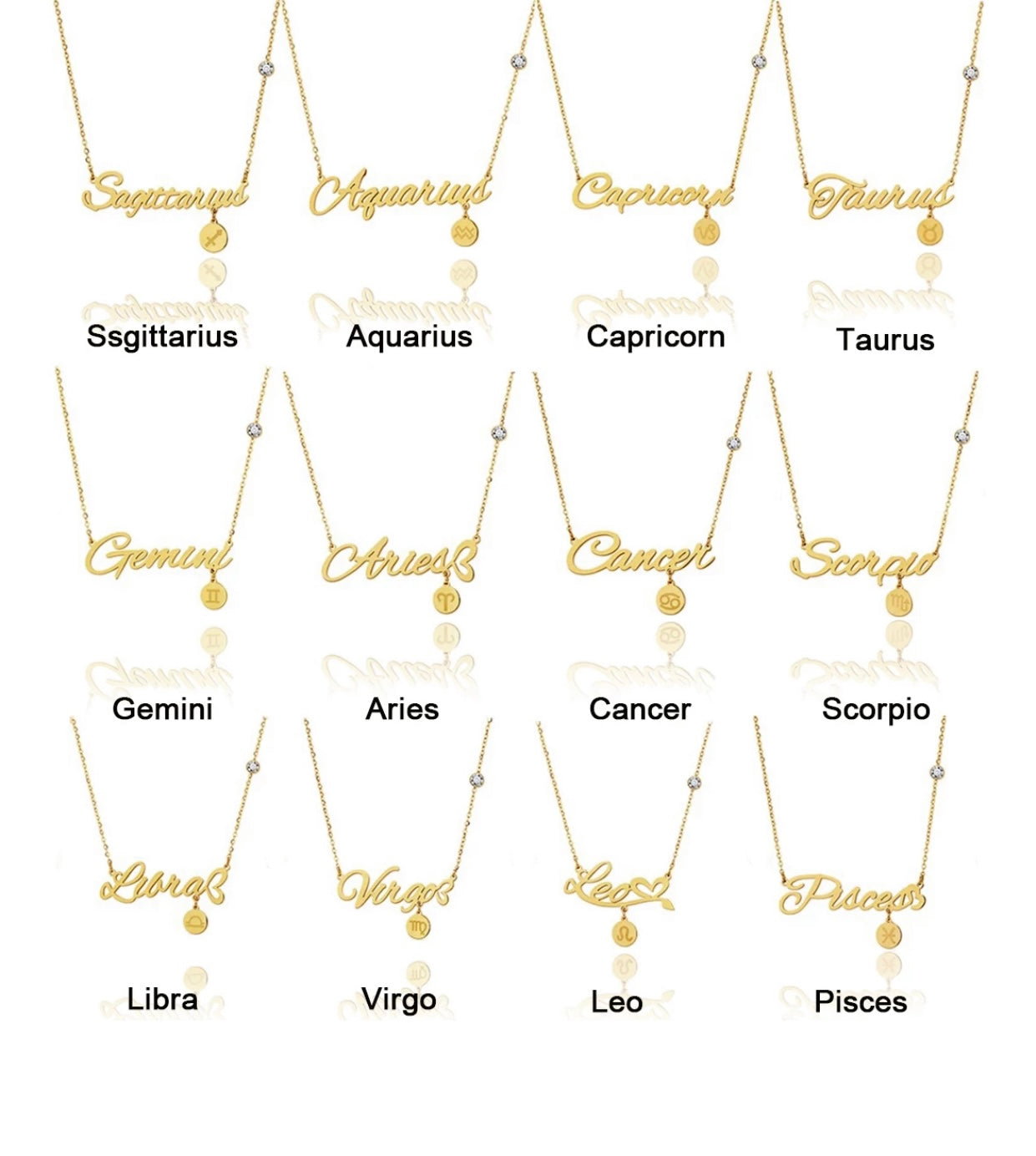 Zodiac Charm Necklace