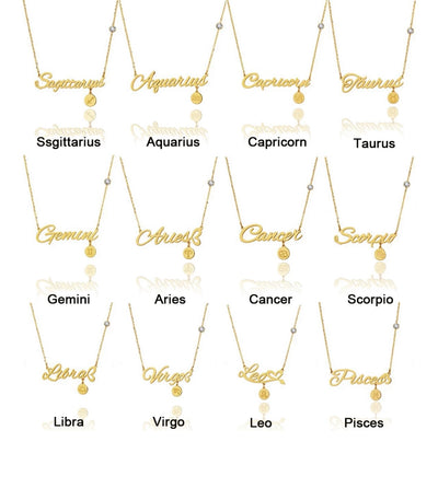 Zodiac Charm Necklace