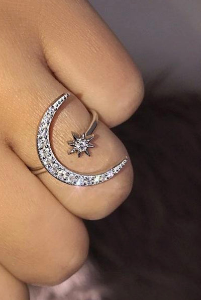 Star Moon Ring